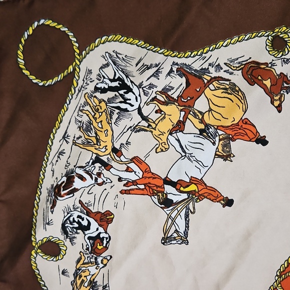 Equestrian Hunt Themed Silk Scarf - Picture 6 of 12